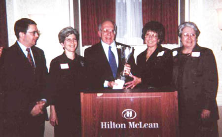 Glenn and Betty Stroup receive The Washington Post Cup 