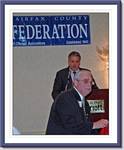 Federation President John Jennison & Fairfax County BOS Chair Gerry Connolly