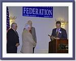 Fairfax County BOS Chair Gerry Connolly, Special Gratitude Award  C. Lee Fifer, Delegate Jim Scott  & Federation President John Jennison 