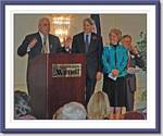 Fairfax County BOS Chair Gerry Connolly, Citation of Merit Award Winners Bill and Janie Strauss & Federation President John Jennison