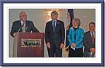 Fairfax County BOS Chair Gerry Connolly, Citation of Merit Award Winners Bill and Janie Strauss & Federation President John Jennison