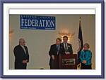 Fairfax County BOS Chair Gerry Connolly, Citation of Merit Award Winners Bill and Janie Strauss & Federation President John Jennison