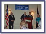 Fairfax County BOS Chair Gerry Connolly, Citation of Merit Award Winners Bill and Janie Strauss & Federation President John Jennison