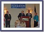 Fairfax County BOS Chair Gerry Connolly, Citation of Merit Award Winners Bill and Janie Strauss & Federation President John Jennison