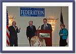 Fairfax County BOS Chair Gerry Connolly, Citation of Merit Award Winners Bill and Janie Strauss & Federation President John Jennison