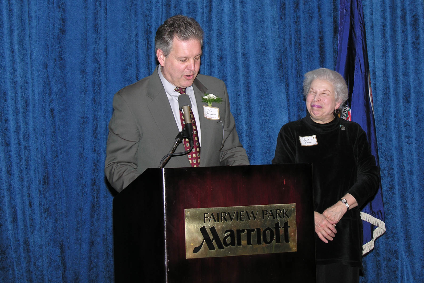 Copyright  2007 by FCFCA, Federation President John Jennison & 2005 Citizen of the Year:Marlene Blum