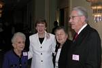 Lilyan Spero (previous COY),  2006 COY Sally Ormsby, and Marianne and Bill Parrish