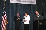 Fairfax County BOS Chair Gerry Connolly, 2006 COY Sally Ormsby & Federation President John Jennison