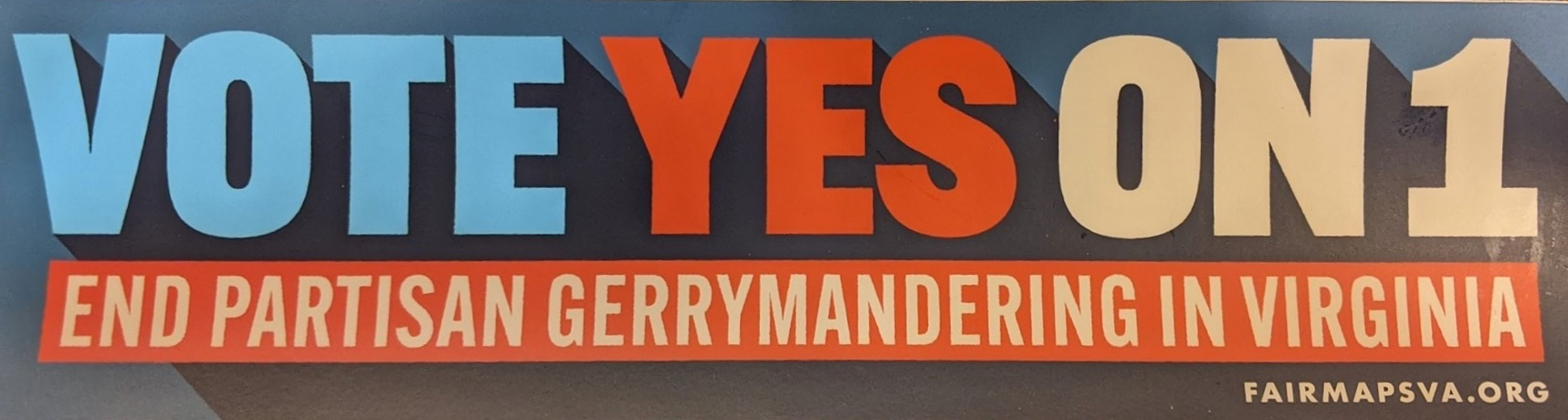 Vote Yes on Redistricting Constitutional Amendment